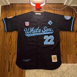 HGC los angeles white sox negro league baseball jersey 22 men’s large